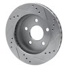 631-54030L Drilled/Slotted Brake Rotor [Silver], 1990-1992 Ford/Lincoln/Mercury/Mazda, Position: Rear Left - image 4