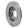 631-54033R Drilled/Slotted Brake Rotor [Silver], 1994-2004 Ford/Lincoln/Mercury/Mazda, Position: Front Right - image 4