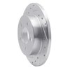 631-54034L Drilled/Slotted Brake Rotor [Silver], 1994-2004 Ford/Lincoln/Mercury/Mazda, Position: Rear Left - image 2