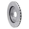 631-54036L Drilled/Slotted Brake Rotor [Silver], 1994-2004 Ford/Lincoln/Mercury/Mazda, Position: Front Left - image 4