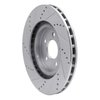 631-54036R Drilled/Slotted Brake Rotor [Silver], 1994-2004 Ford/Lincoln/Mercury/Mazda, Position: Front Right - image 4