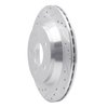 631-54037L Drilled/Slotted Brake Rotor [Silver], 1994-2004 Ford/Lincoln/Mercury/Mazda, Position: Rear Left - image 2