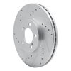 631-54038L Drilled/Slotted Brake Rotor [Silver], 1993-2007 Ford/Lincoln/Mercury/Mazda, Position: Front Left - image 2