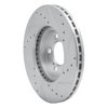 631-54038L Drilled/Slotted Brake Rotor [Silver], 1993-2007 Ford/Lincoln/Mercury/Mazda, Position: Front Left - image 4