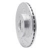 631-54038R Drilled/Slotted Brake Rotor [Silver], 1993-2007 Ford/Lincoln/Mercury/Mazda, Position: Front Right - image 2