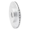 631-54039R Drilled/Slotted Brake Rotor [Silver], 1991-2000 Ford/Lincoln/Mercury/Mazda, Position: Front Right - image 2