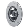 631-54040L Drilled/Slotted Brake Rotor [Silver], 1965-1967 Ford/Lincoln/Mercury/Mazda, Position: Front Left - image 4