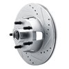 631-54040R Drilled/Slotted Brake Rotor [Silver], 1965-1967 Ford/Lincoln/Mercury/Mazda, Position: Front Right - image 2