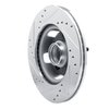631-54040R Drilled/Slotted Brake Rotor [Silver], 1965-1967 Ford/Lincoln/Mercury/Mazda, Position: Front Right - image 4