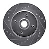 631-54041L Drilled/Slotted Brake Rotor [Silver], 1993-1993 Ford/Lincoln/Mercury/Mazda, Position: Front Left - image 1