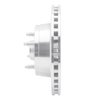 631-54041R Drilled/Slotted Brake Rotor [Silver], 1993-1993 Ford/Lincoln/Mercury/Mazda, Position: Front Right - image 3