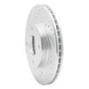 631-54045L Drilled/Slotted Brake Rotor [Silver], 2000-2015 Ford/Lincoln/Mercury/Mazda, Position: Front Left - image 2