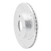 631-54045R Drilled/Slotted Brake Rotor [Silver], 2000-2015 Ford/Lincoln/Mercury/Mazda, Position: Front Right - image 2