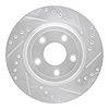 631-54046R Drilled/Slotted Brake Rotor [Silver], 2000-2006 Multiple Makes/Models, Position: Rear Right - image 1