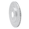 631-54046R Drilled/Slotted Brake Rotor [Silver], 2000-2006 Multiple Makes/Models, Position: Rear Right - image 2
