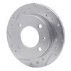 631-54048L Drilled/Slotted Brake Rotor [Silver], 1978-1980 Ford/Lincoln/Mercury/Mazda, Position: Front Left - image 2