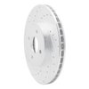 631-54050L Drilled/Slotted Brake Rotor [Silver], 2002-2004 Ford/Lincoln/Mercury/Mazda, Position: Front Left - image 2