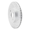 631-54050R Drilled/Slotted Brake Rotor [Silver], 2002-2004 Ford/Lincoln/Mercury/Mazda, Position: Front Right - image 2