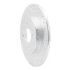 631-54051R Drilled/Slotted Brake Rotor [Silver], 2002-2004 Ford/Lincoln/Mercury/Mazda, Position: Rear Right - image 2