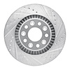 631-54052R Drilled/Slotted Brake Rotor [Silver], 2005-2009 Ford/Lincoln/Mercury/Mazda, Position: Front Right - image 1