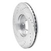 631-54052R Drilled/Slotted Brake Rotor [Silver], 2005-2009 Ford/Lincoln/Mercury/Mazda, Position: Front Right - image 4