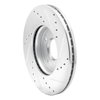 631-54053L Drilled/Slotted Brake Rotor [Silver], 2005-2012 Ford/Lincoln/Mercury/Mazda, Position: Front Left - image 4