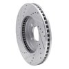 631-54056R Drilled/Slotted Brake Rotor [Silver], 2005-2010 Ford/Lincoln/Mercury/Mazda, Position: Front Right - image 4