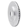 631-54057L Drilled/Slotted Brake Rotor [Silver], 2005-2014 Ford/Lincoln/Mercury/Mazda, Position: Front Left - image 2