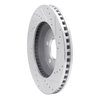631-54057L Drilled/Slotted Brake Rotor [Silver], 2005-2014 Ford/Lincoln/Mercury/Mazda, Position: Front Left - image 4