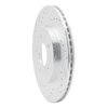 631-54058L Drilled/Slotted Brake Rotor [Silver], 2005-2014 Ford/Lincoln/Mercury/Mazda, Position: Rear Left - image 2