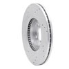 631-54059R Drilled/Slotted Brake Rotor [Silver], 2006-2013 Ford/Lincoln/Mercury/Mazda, Position: Front Right - image 4