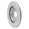 631-54062L Drilled/Slotted Brake Rotor [Silver], 2009-2010 Ford/Lincoln/Mercury/Mazda, Position: Front Left - image 4