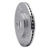 631-54062R Drilled/Slotted Brake Rotor [Silver], 2009-2010 Ford/Lincoln/Mercury/Mazda, Position: Front Right - image 2