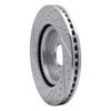 631-54062R Drilled/Slotted Brake Rotor [Silver], 2009-2010 Ford/Lincoln/Mercury/Mazda, Position: Front Right - image 4