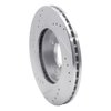 631-54063R Drilled/Slotted Brake Rotor [Silver], 2011-2019 Ford/Lincoln/Mercury/Mazda, Position: Front Right - image 4