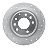 631-54064R Drilled/Slotted Brake Rotor [Silver], 1998-2015 Ford/Lincoln/Mercury/Mazda, Position: Rear Right - image 1