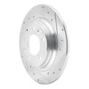 631-54064R Drilled/Slotted Brake Rotor [Silver], 1998-2015 Ford/Lincoln/Mercury/Mazda, Position: Rear Right - image 2