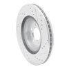 631-54065L Drilled/Slotted Brake Rotor [Silver], 2011-2014 Ford/Lincoln/Mercury/Mazda, Position: Front Left - image 4