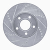 631-54067L Drilled/Slotted Brake Rotor [Silver], 2012-2018 Multiple Makes/Models, Position: Front Left - image 1