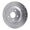 631-54068L Drilled/Slotted Brake Rotor [Silver], 2013-2020 Ford/Lincoln/Mercury/Mazda, Position: Rear Left - image 2