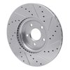631-54070L Drilled/Slotted Brake Rotor [Silver], 2004-2019 Multiple Makes/Models, Position: Front Left - image 4