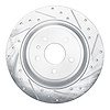631-54072R Drilled/Slotted Brake Rotor [Silver], 2013-2020 Ford/Lincoln/Mercury/Mazda, Position: Rear Right - image 1