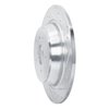 631-54072R Drilled/Slotted Brake Rotor [Silver], 2013-2020 Ford/Lincoln/Mercury/Mazda, Position: Rear Right - image 2
