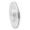 631-54073L Drilled/Slotted Brake Rotor [Silver], 2013-2020 Ford/Lincoln/Mercury/Mazda, Position: Front Left - image 2