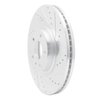 631-54073R Drilled/Slotted Brake Rotor [Silver], 2013-2020 Ford/Lincoln/Mercury/Mazda, Position: Front Right - image 2