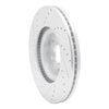 631-54073R Drilled/Slotted Brake Rotor [Silver], 2013-2020 Ford/Lincoln/Mercury/Mazda, Position: Front Right - image 4