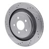 631-54074L Drilled/Slotted Brake Rotor [Silver], Fits Select Ford/Lincoln/Mercury/Mazda, Position: Rear Left - image 2