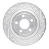 631-54076R Drilled/Slotted Brake Rotor [Silver], Fits Select Ford/Lincoln/Mercury/Mazda, Position: Rear Right - image 1