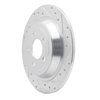 631-54076R Drilled/Slotted Brake Rotor [Silver], Fits Select Ford/Lincoln/Mercury/Mazda, Position: Rear Right - image 2