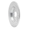 631-54076R Drilled/Slotted Brake Rotor [Silver], Fits Select Ford/Lincoln/Mercury/Mazda, Position: Rear Right - image 4